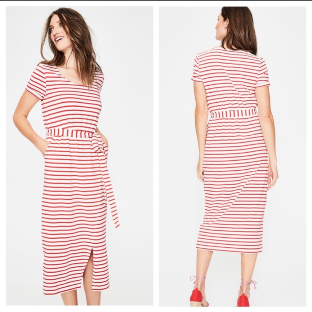 BODEN Hallie Jersey Short Sleeve Jersey Dress